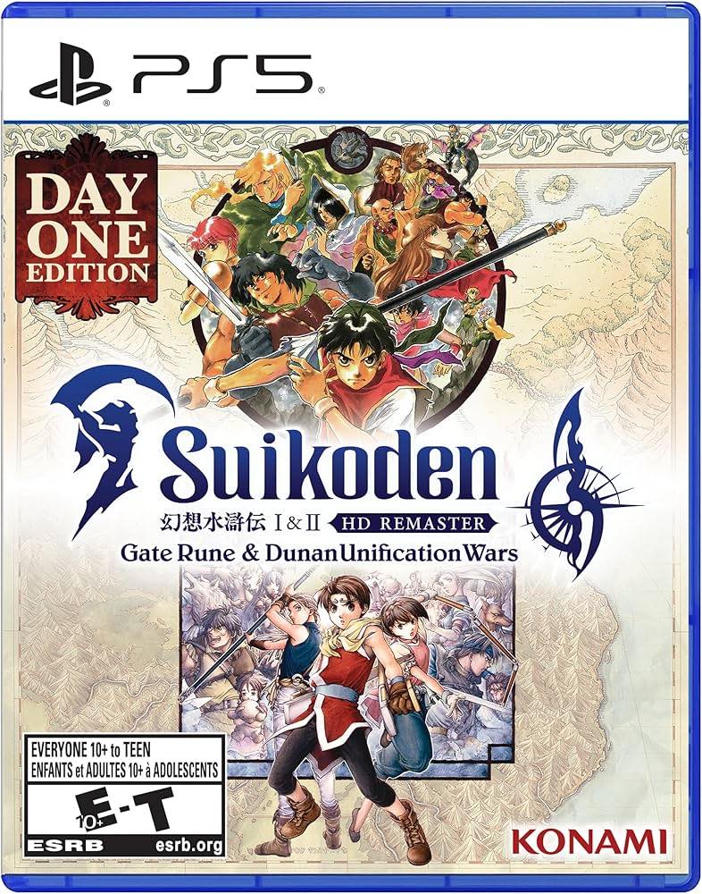 Suikoden I & II HD Remaster Gate Rune and Dunan Unification Wars. PS5