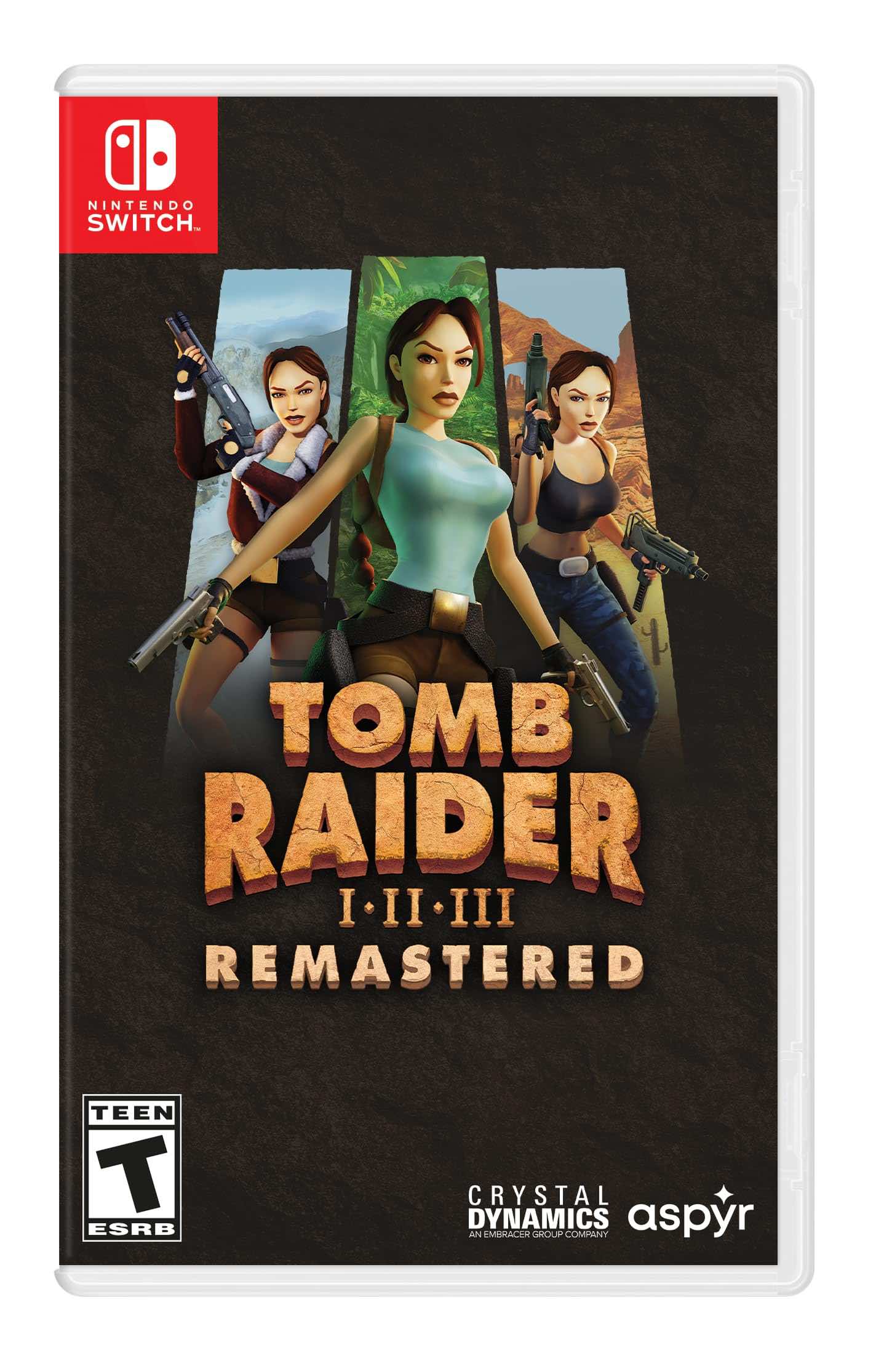 Tomb Raider I - III Remastered. Nintendo Switch