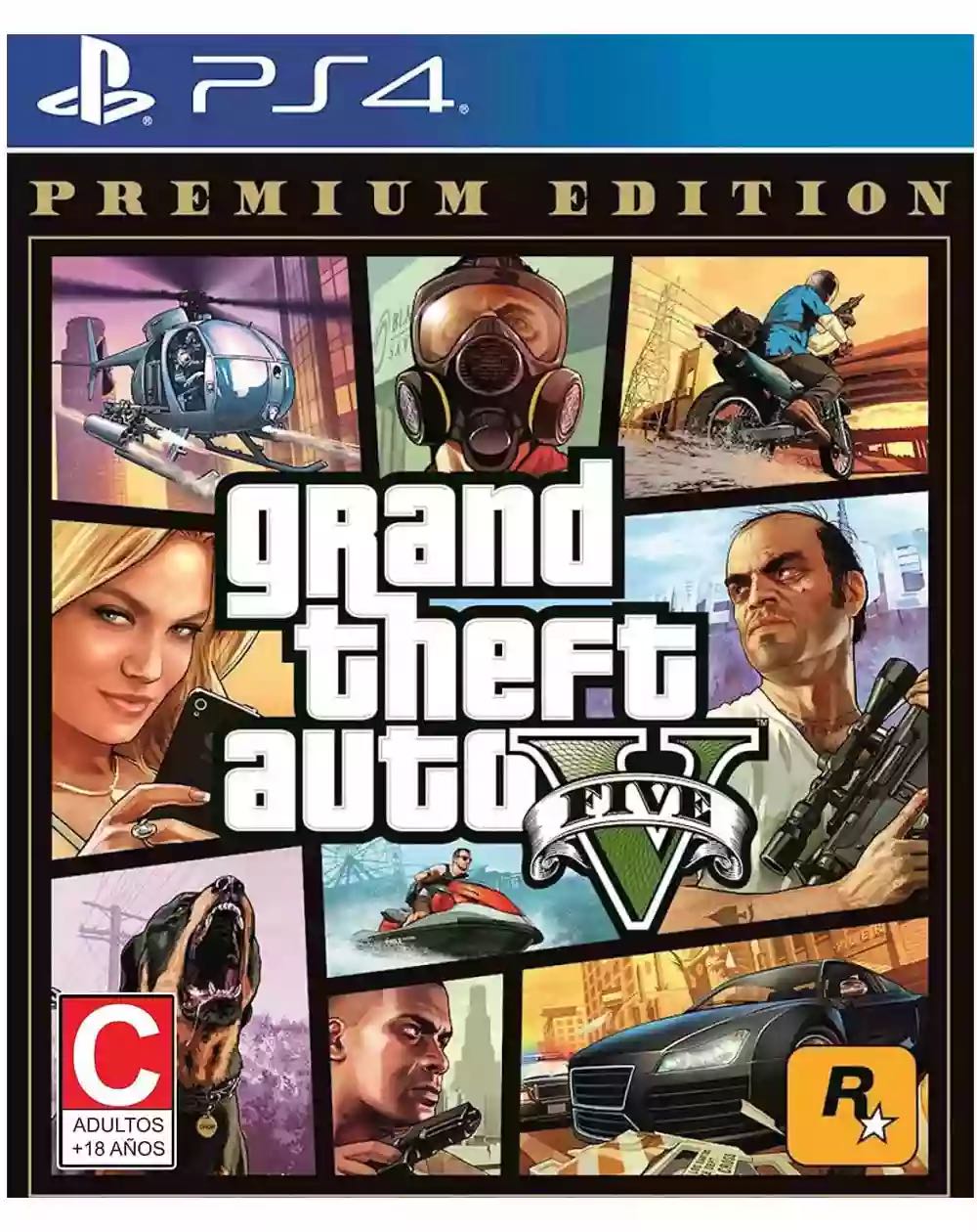 Grand Theft Auto V Five Premium Edition. PS4