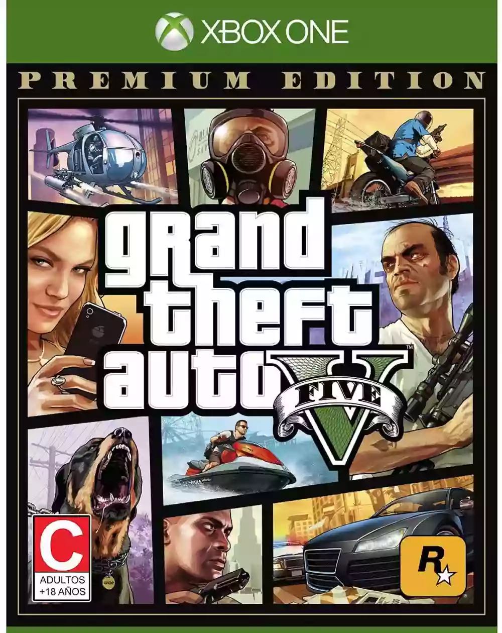 Grand Theft Auto V Five Premium Edition. Xbox One